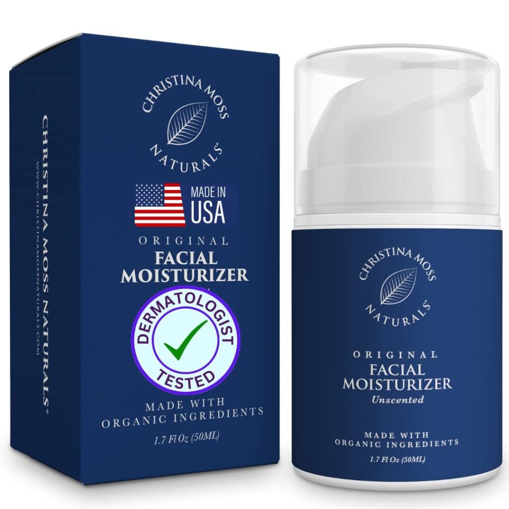 Face Moisturizer, Moisturizer Face Cream, Facial Moisturizer With Organic Ingredients - Face Cream, Night Cream, Face Moisturizer for Women, Anti Aging Face Cream, Mens Face Moisturizer, Unscented