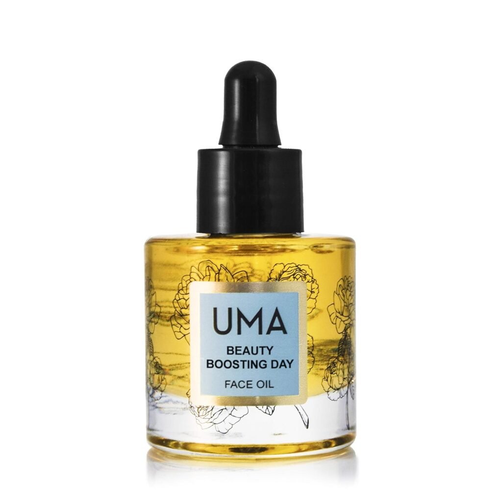 UMA Beauty Boosting Day Face Oil helps in hydrating skin | Ayurvedic moisturizing face oil for sensitive to normal skin types I 100% Organic, Vegan, Paraben-free,  non-toxic (1 fl oz | 30 ml)