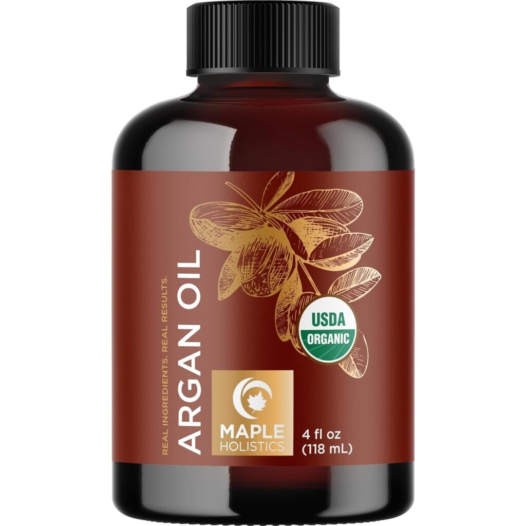 Certified Organic Argan Oil of Morocco - Organic Argan Oil for Hair Skin and Nails Cold Pressed and Unrefined - Organic Argan Oil for Face and Body Care and Organic Hair Oil for Dry Damaged Hair Certified Organic Argan Oil of Morocco - Organic Argan Oil for Hair Skin and Nails Cold Pressed and Unrefined - Organic Argan Oil for Face and Body Care and Organic Hair Oil for Dry Damaged Hair