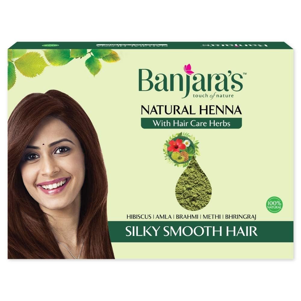 Minton Banjara Natural Henna Powder With Hair Care Herbs (200 gms) 7.05 Ounce (Pack Of 1)