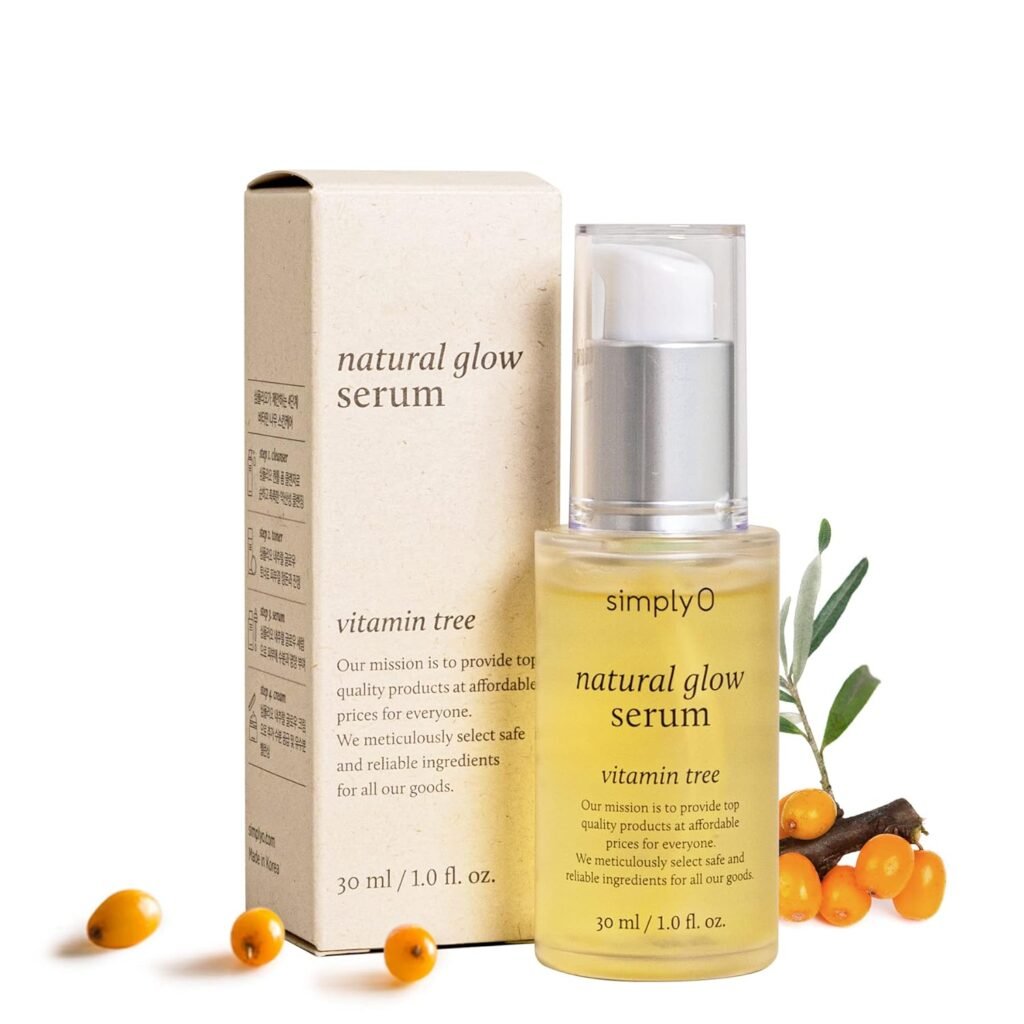Natural Glow Facial Serum | 86% Vitamin Tree Extract | Korean Skincare, Vegan, For Sensitive Skin, 1.0 fl oz Natural Glow Facial Serum | 86% Vitamin Tree Extract | Korean Skincare, Vegan, For Sensitive Skin, 1.0 fl oz