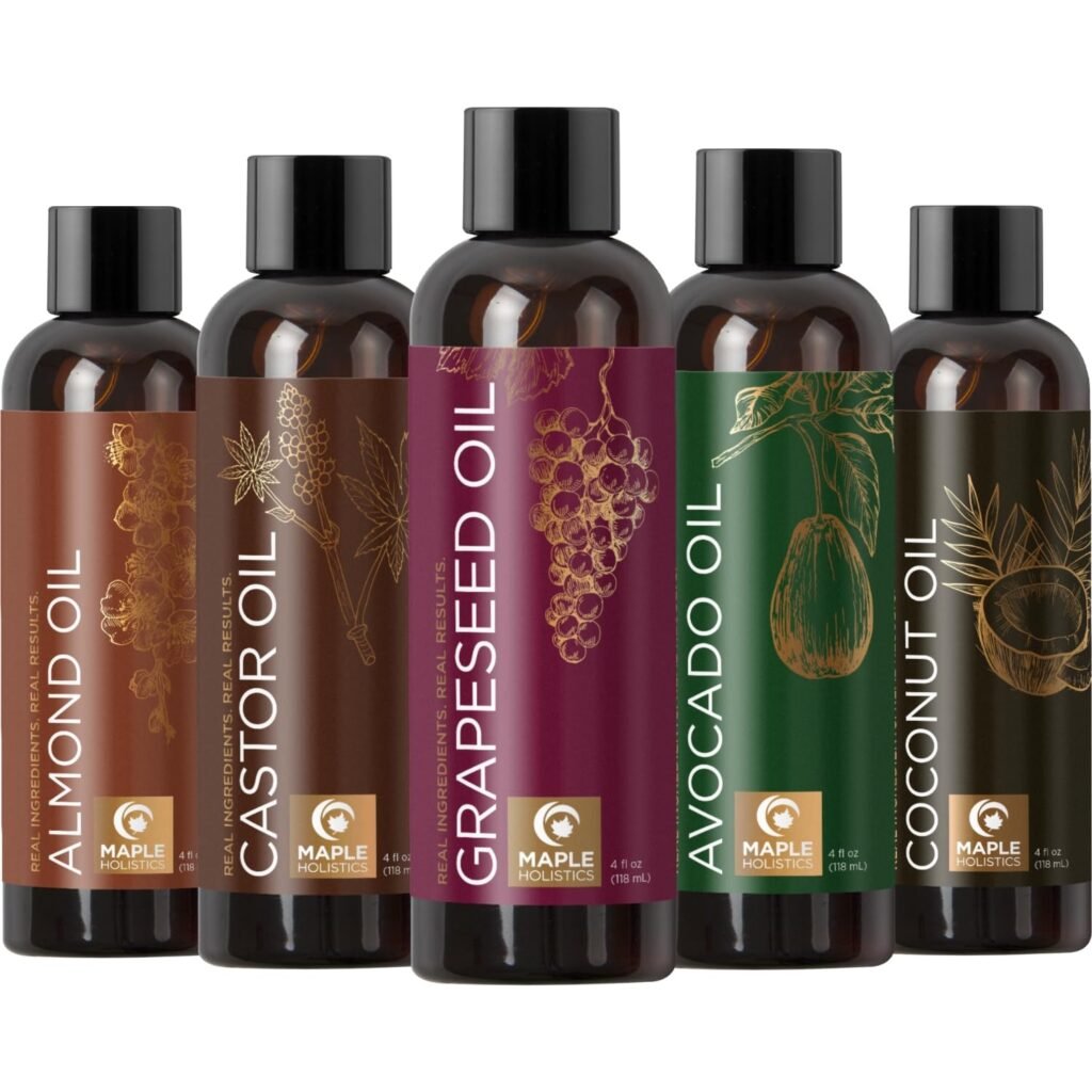 Pure Carrier Oils for Essential Oils - DIY Skin Care Set with Hair Oils Skin Oils for Body Care Moisturizers for Face and Body plus Nail Care - Anti Aging Skin Care DIY Beauty Products Carrier Oil Set Pure Carrier Oils for Essential Oils - DIY Skin Care Set with Hair Oils Skin Oils for Body Care Moisturizers for Face and Body plus Nail Care - Anti Aging Skin Care DIY Beauty Products Carrier Oil Set