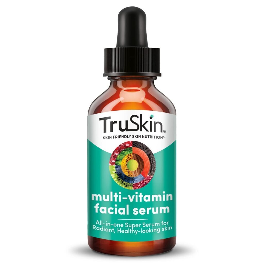 TruSkin Facial Serum with 11 Plant-Derived Vitamins  Minerals for Radiant, Healthy Skin