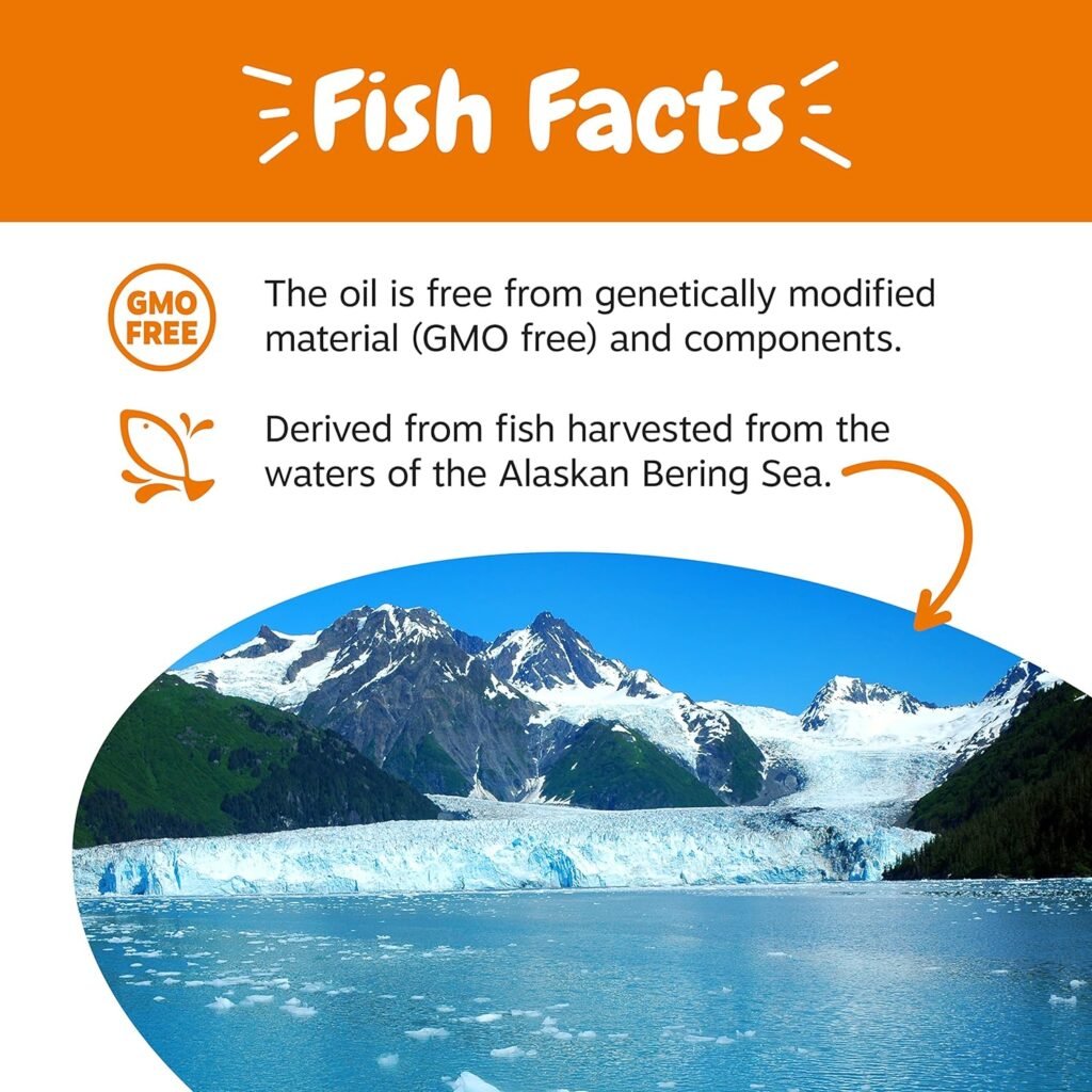 Wild Alaskan Salmon Oil for Dogs Cats - Omega 3 Skin Coat Support - Liquid Food Supplement for Pets - Natural EPA + DHA Fatty Acids for Joint Function, Immune Heart Health 8.5 Fl Oz Wild Alaskan Salmon Oil for Dogs Cats - Omega 3 Skin Coat Support - Liquid Food Supplement for Pets - Natural EPA + DHA Fatty Acids for Joint Function, Immune Heart Health 8.5 Fl Oz