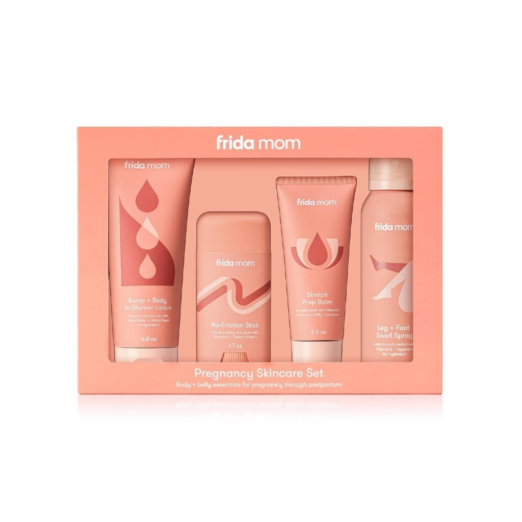 Frida Mom Pregnancy Skincare Set, Body Relief for Stretch Marks, Dry Skin, Swelling, Chafing - 4pk Set Frida Mom Pregnancy Skincare Set, Body Relief for Stretch Marks, Dry Skin, Swelling, Chafing - 4pk Set
