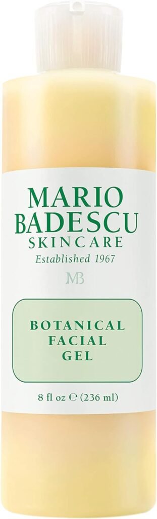 Mario Badescu Botanical Facial Gel Cleanser - Lightweight, Oil-Free Face Wash for Women and Men - Face Cleanser Infused with Refreshing AHA Grapefruit Extracts