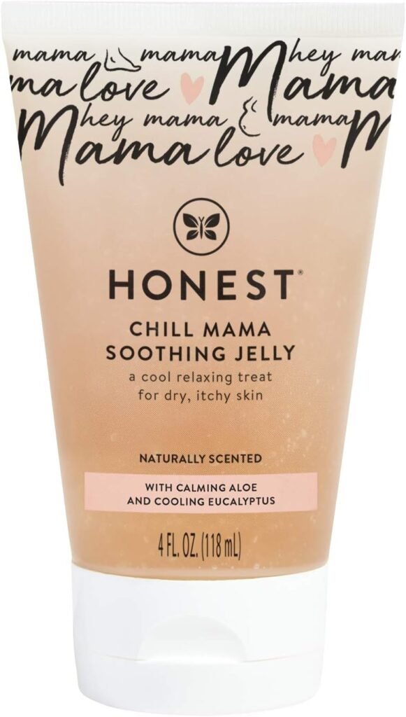 The Honest Company Honest Mama Chill Mama Soothing Jelly | Cooling Formula for Itchy Skin | Aloe + Eucalyptus Infused | 4 fl oz