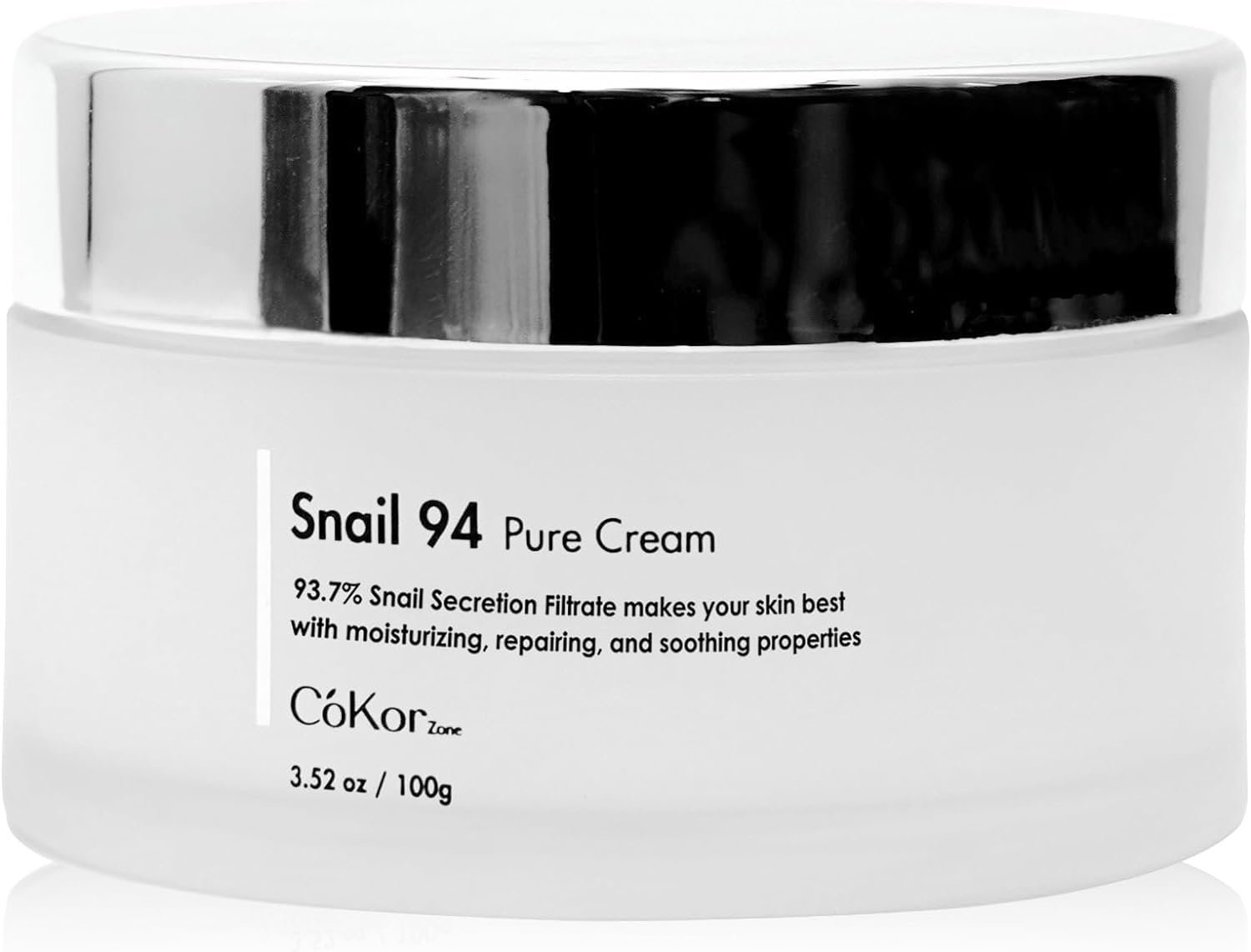 Cokor 94% of French Snail Mucin Extract Moisturizing Cream 3.52 oz Made in Korea Glass Skin Care K-Beauty