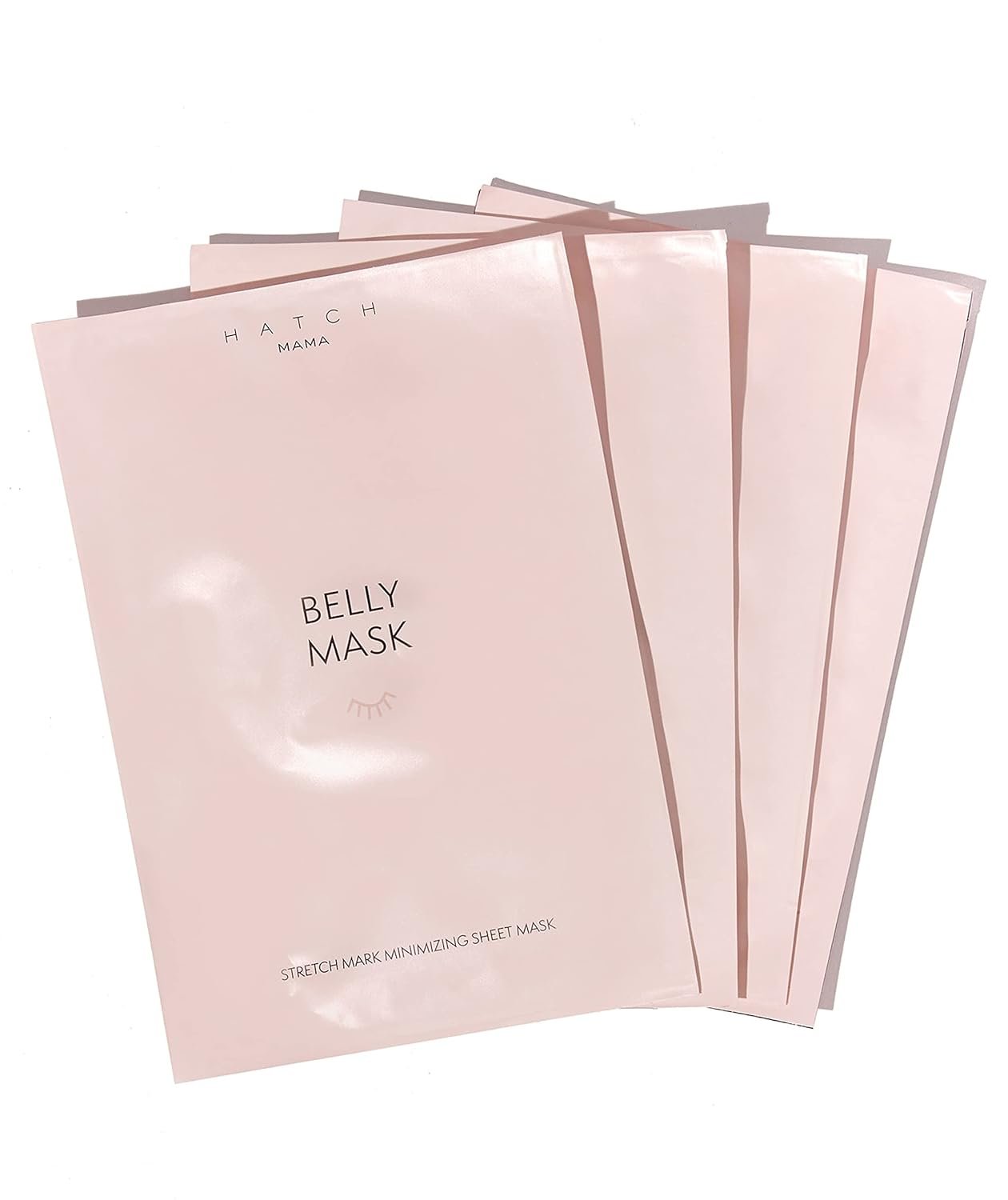 HATCH The Belly Fix - Belly Facial Masks for Pregnancy Stretch Marks Prevention - Hydrating  Fragrance Free Belly Mask for Pregnancy  Postpartum - 4 Pack