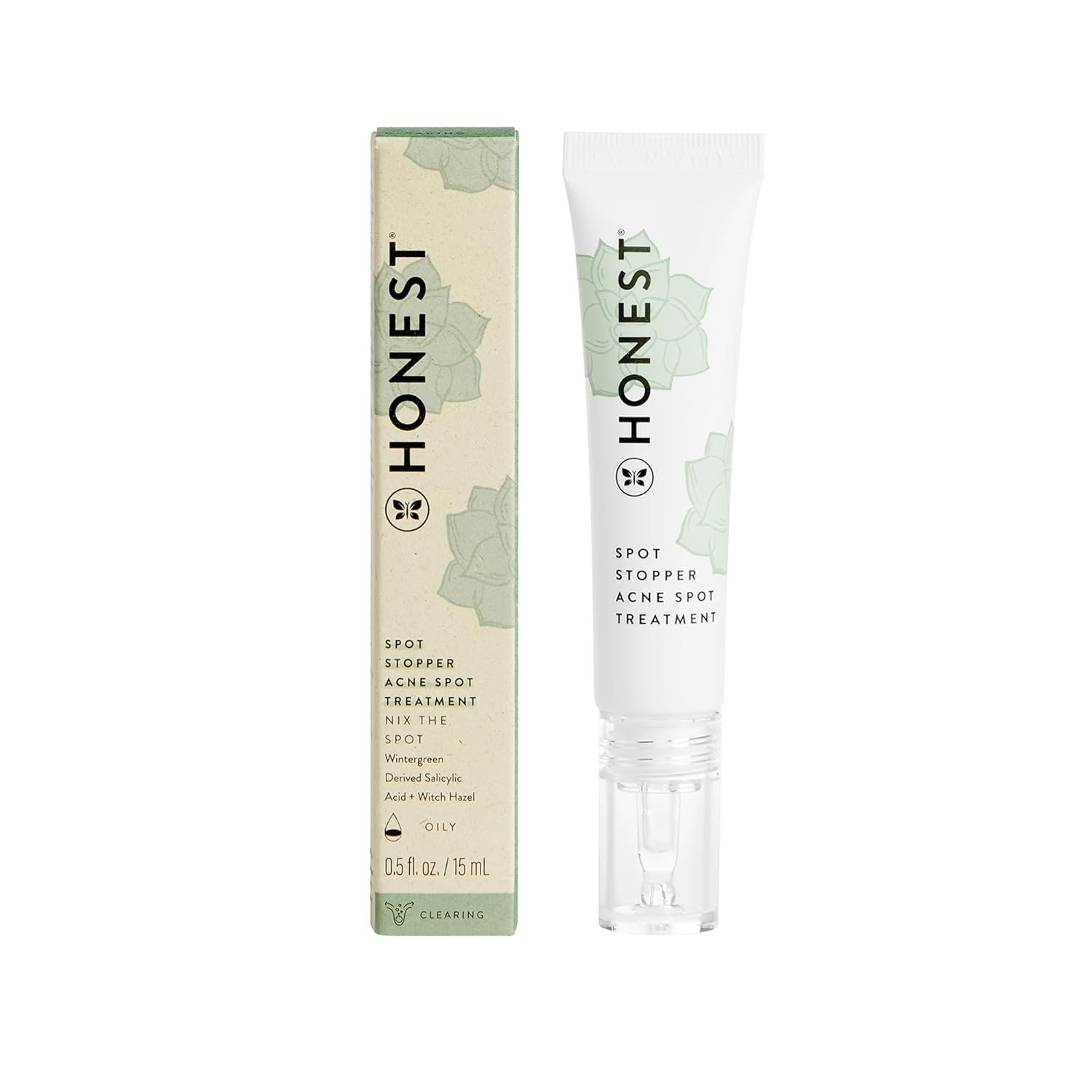 Honest Beauty Get Clarity Cream to Foam Acne Cleanser for Oily Skin | Colloidal Sulfur + Apple AHAs | Vegan + Cruelty Free | 4 fl oz