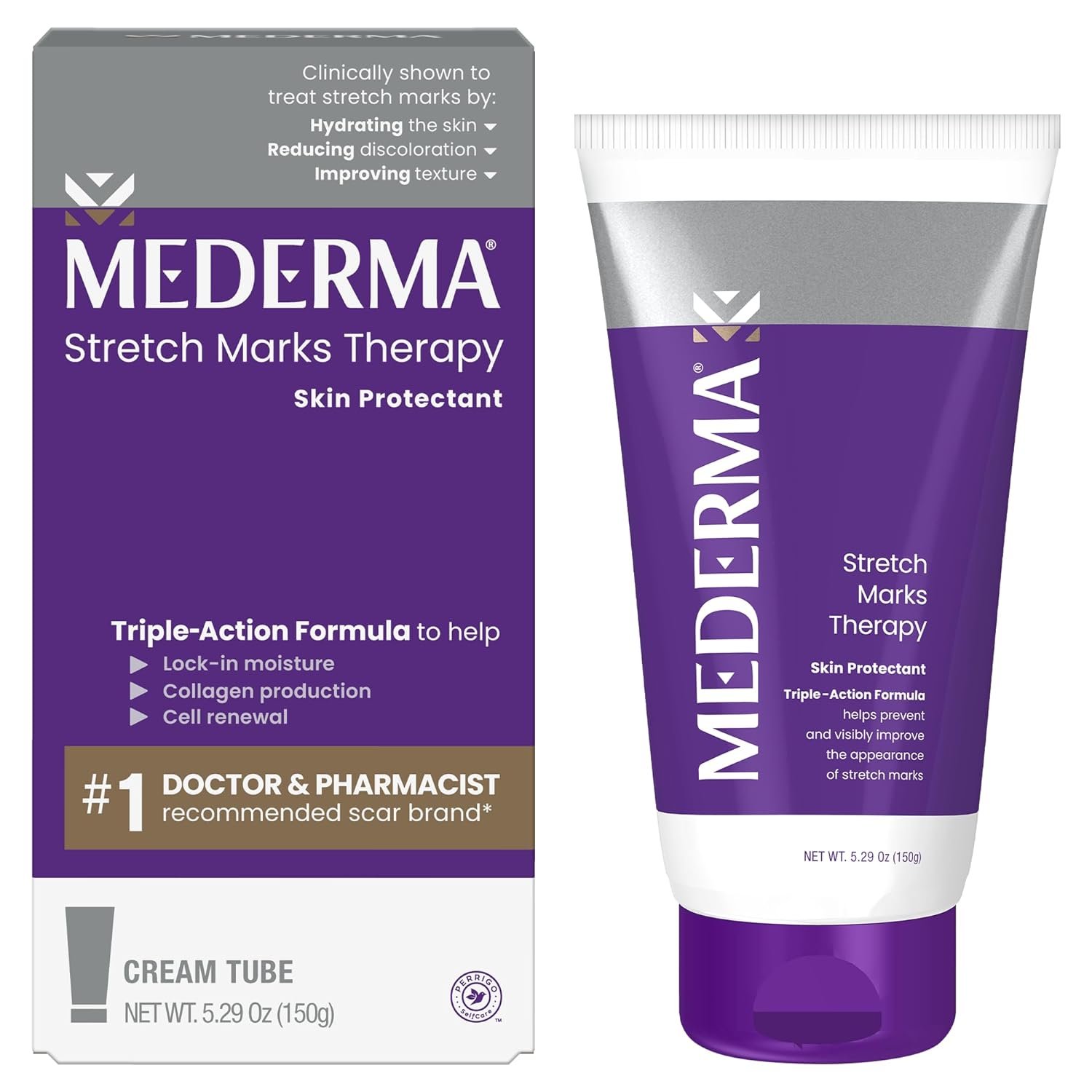 Mederma Stretch Marks Therapy, Helps Prevent and Treat Stretch Marks, Safe to Use When Pregnant, Pregnancy Skin Care, 5.29 oz (150g) Mederma Stretch Marks Therapy, Helps Prevent and Treat Stretch Marks, Safe to Use When Pregnant, Pregnancy Skin Care, 5.29 oz (150g)