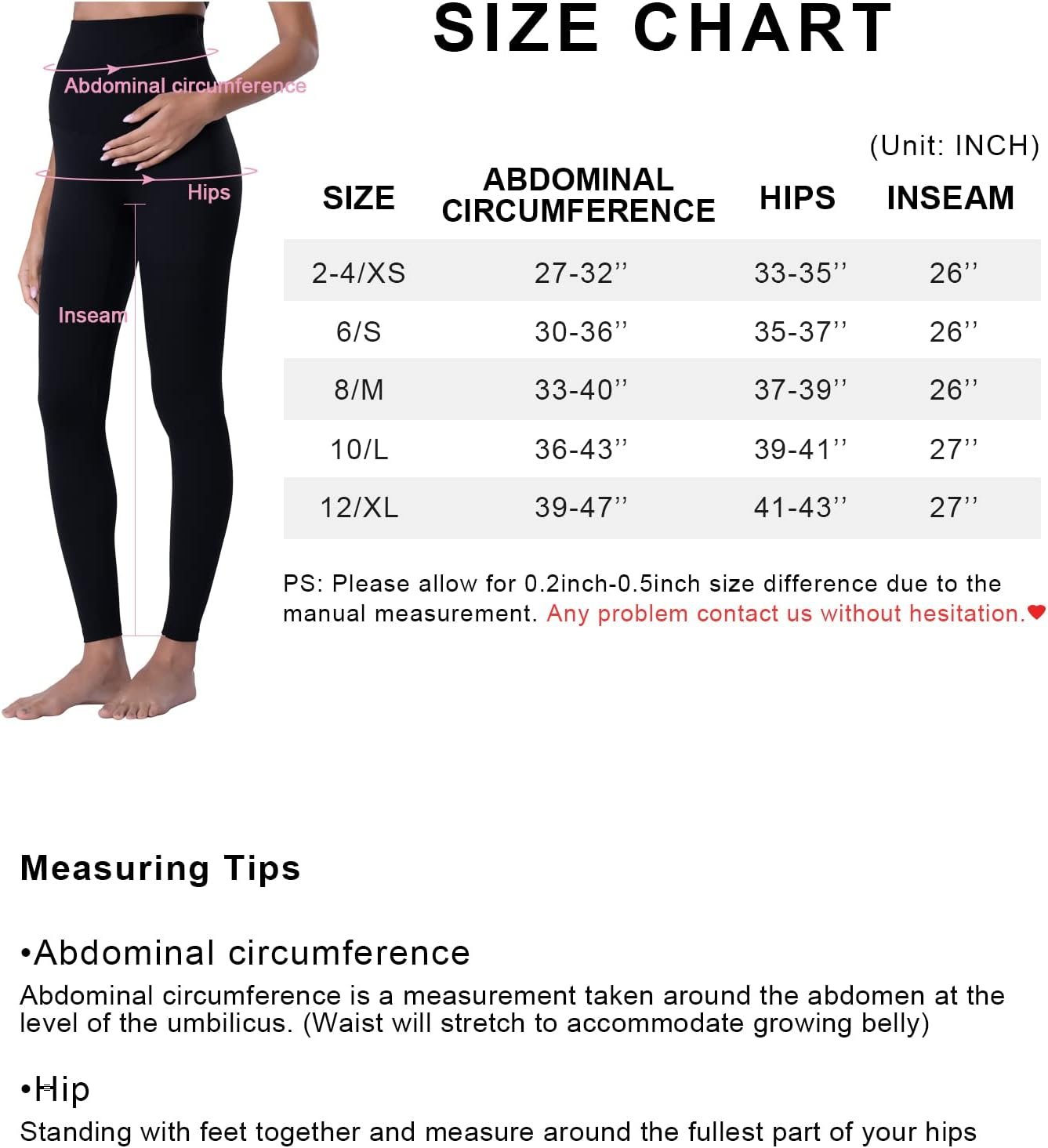 POSHDIVAH Womens Maternity Leggings Over The Belly Pregnancy Yoga Pants Active Wear Workout Leggings