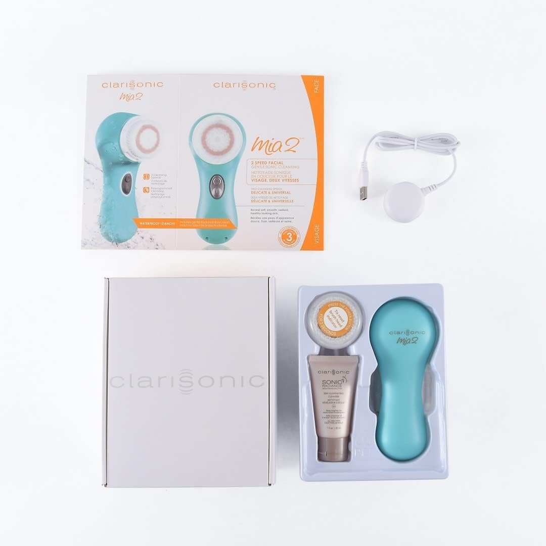 Clarisonic Mia 2 Sonic Facial Skin Cleansing Brush System | Added to Transparency Portal (Sea Breeze)