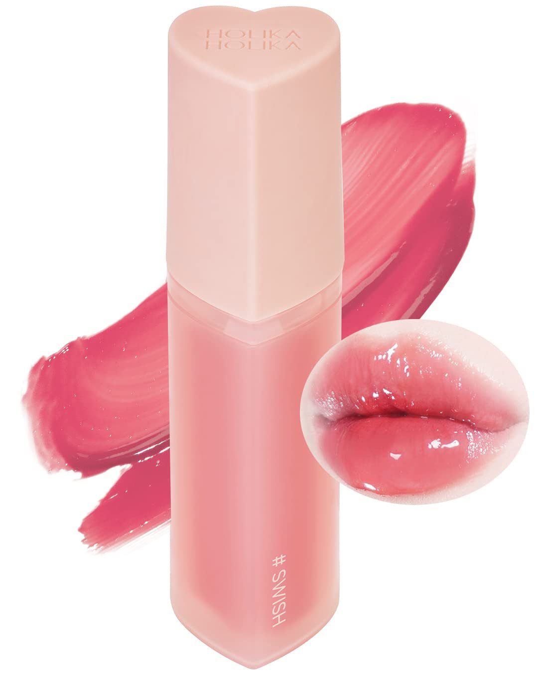HOLIKA HOLIKA Heart Crush Bare Glaze Tint - K-Beauty Girlish Juicy Color Lip Tint with Moisture Essence, Long-Lasting Moisture High Shine, 0.1 fl.oz. (05 SWISH) HOLIKA HOLIKA Heart Crush Bare Glaze Tint - K-Beauty Girlish Juicy Color Lip Tint with Moisture Essence, Long-Lasting Moisture High Shine, 0.1 fl.oz. (05 SWISH)