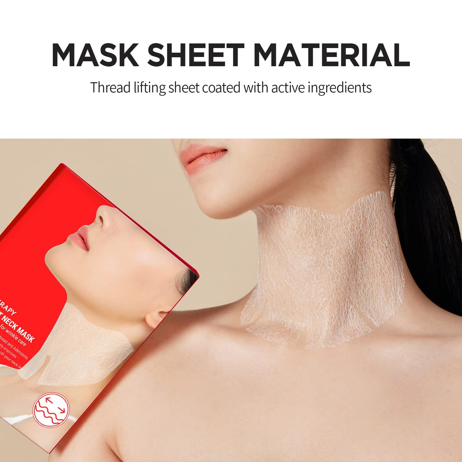 MEDITHERAPY Wrinkle-fit Mask (7EA), Collagen Mask, Hydrating, Lifting Sagging Skin, Improving Elasticity, Hyaluronic acid, Glass Skin, Korean Skincare