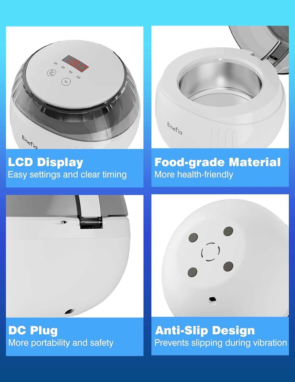 Ultrasonic UV Cleaner Machine for Dentures