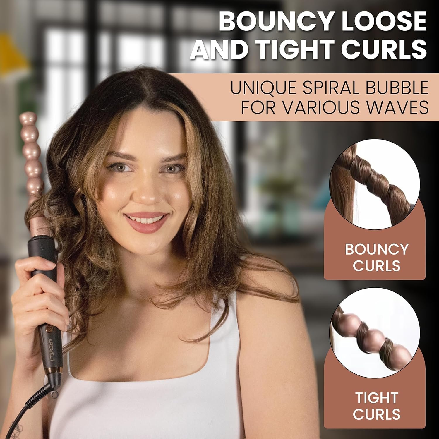 6 in 1 Multistyler Curling Iron Set w/Tangle-Free 3D Floating Based Curling Brush - Tourmaline Ceramic Ionic Hair Styling Tools - Curling Wands Curler Straightener Volumizer 3 Barrel Waver 6 in 1 Multistyler Curling Iron Set w/Tangle-Free 3D Floating Based Curling Brush - Tourmaline Ceramic Ionic Hair Styling Tools - Curling Wands Curler Straightener Volumizer 3 Barrel Waver