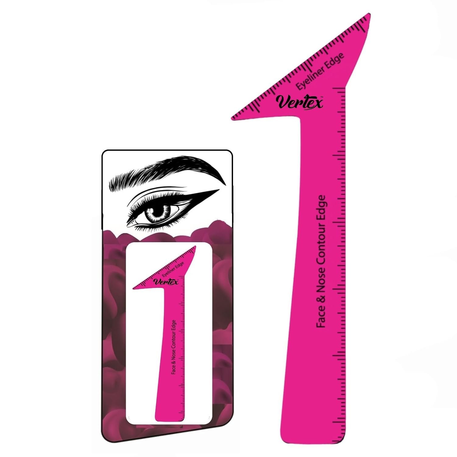 Eyeliner Stencils Pencil Liquid Waterproof Tool For Liner Makeup Brush Pen Stamp Thin Sharpener Cat Eyes Small Angled Wing Tip | Real Beginners Techniques Eye Shadow Lines Gel Eyebrow Pomade Black